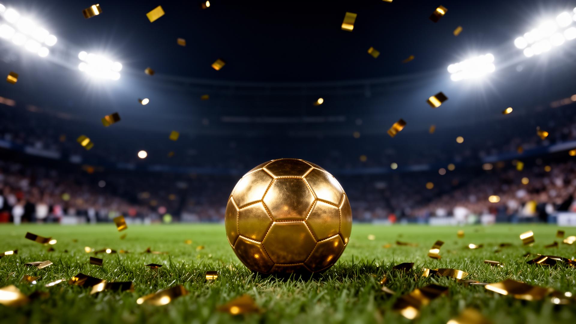 Stadium under floodlights